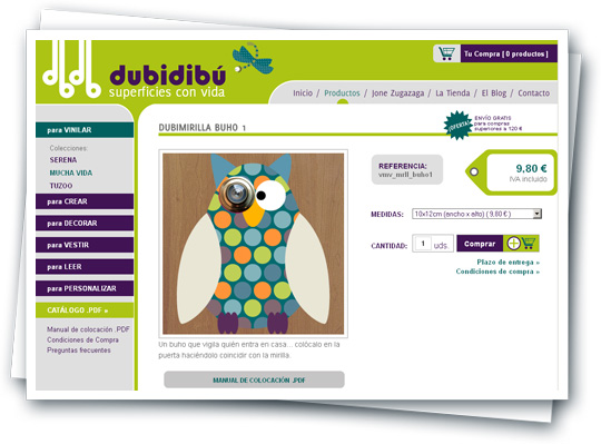 tienda on-line Dubidibú.com